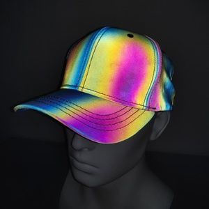 Reflective baseball cap